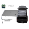 Awning 2.0-6.5 Foot With Black Cover Universal Nomadic