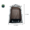 Portable 5x7ft Shower and Privacy Room With Retractable Floor