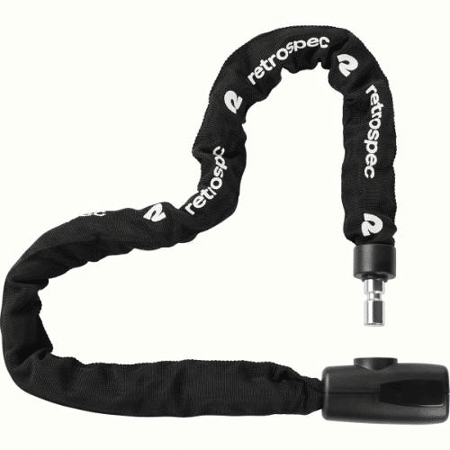 Hero Chain Lock Key; 8mm x 3'; Black