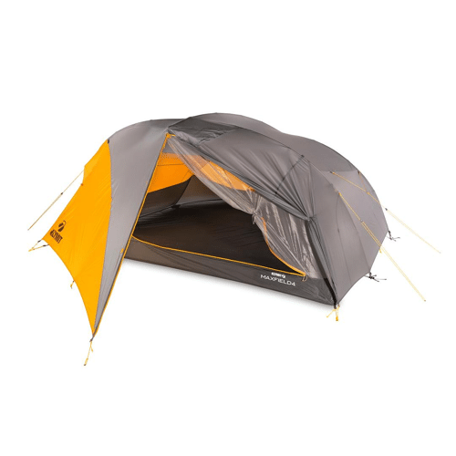 Maxfield 4™ Ground Tent Orange/Gray Without Window; 4 Person