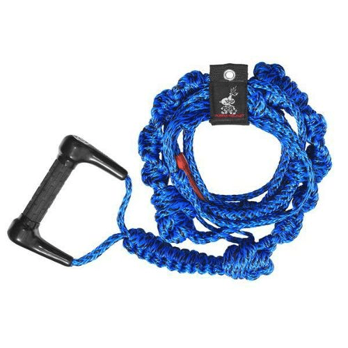 Wakesurf/ Wakeboard Rope - 16 F Length; Black and Blue