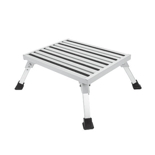 Step Stool - One Step; With Foldable Legs