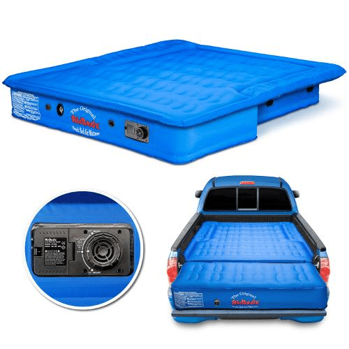 Mid Size 5'-5'6&quot; Truck Bed Air Mattress w/ Built-In Pump &amp; Battery