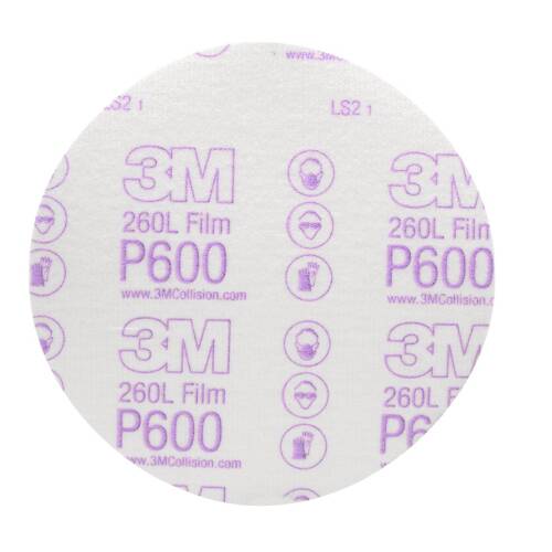 Hookit Sanding Disc - P600 Grit - 6&quot; Diam; Gold