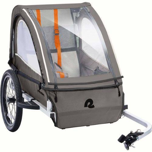 Rover Plus Bike Trailer; 1 Passenger; Basalt