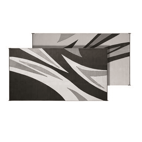Faulkner Mat Summer Waves 8X16 Black