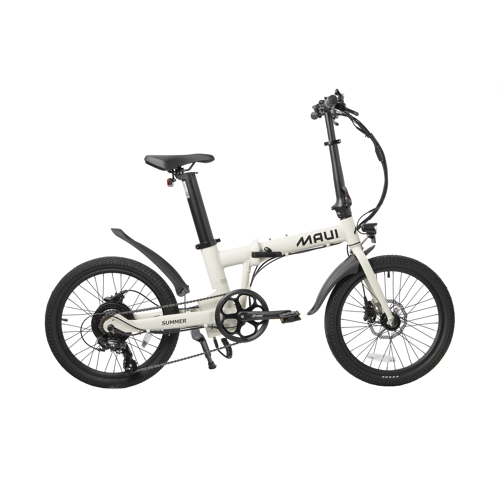 Electric Folding Bike 350W White