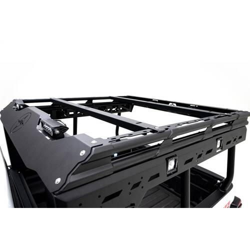 Bed Cargo Rack; Bolt-On Mount; Black