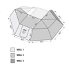 Nomadic 270 Drivers Side Awning Wall 3