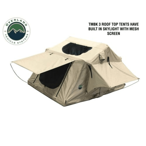 TMBK Car Top Tent - With Windows; With Rain Fly; 3 Person Capacity