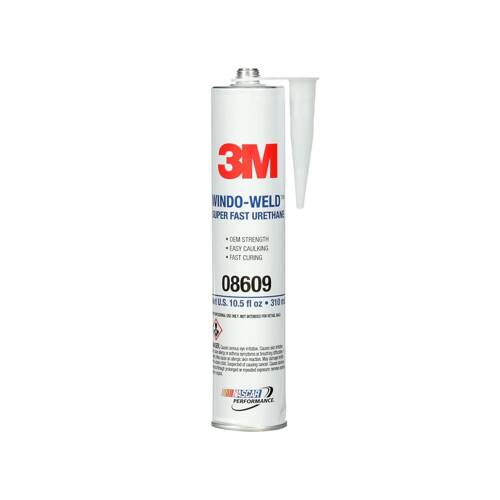 Windo-Weld Window Glass Adhesive Paste - 10.5 Ounce Cartridge; Single