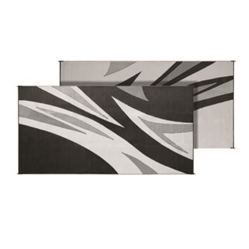 Faulkner Mat Summer Waves 8X20 Black