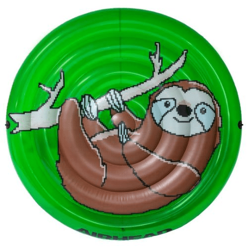 Float Tube - Pixel Green Sloth